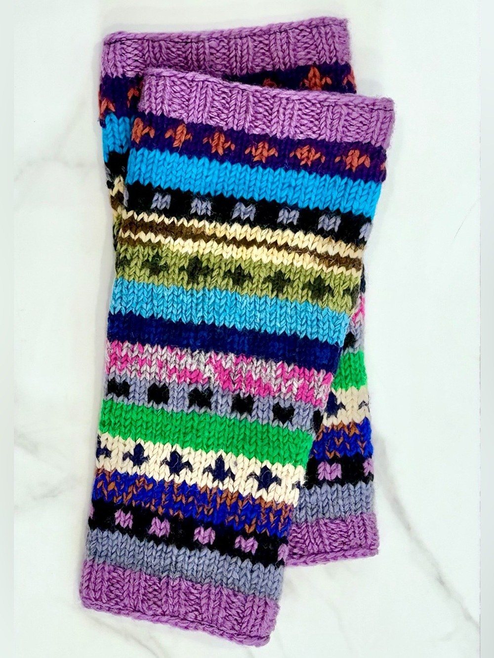 NEW! 💜 100% Nepal Wool Leg Warmers